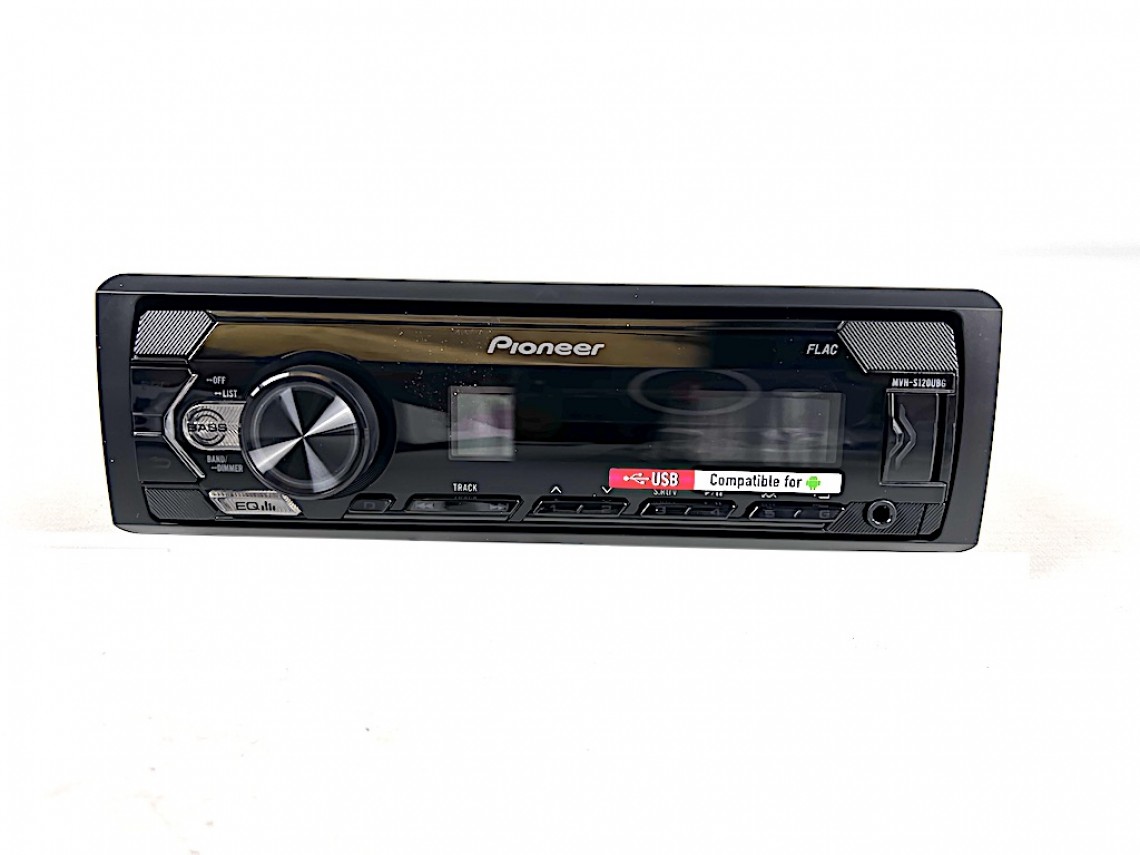 Pioneer MVH-S120UBG Mechless MP3 AM/FM radio with USB and Aux outputs ...